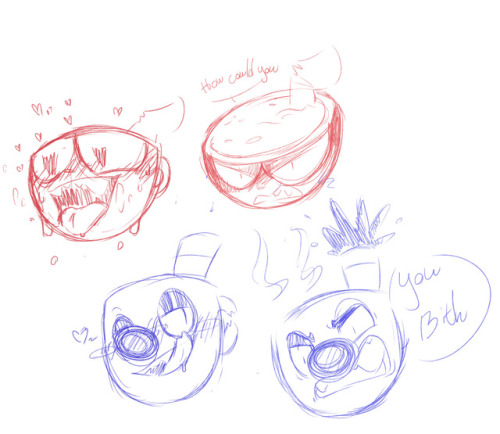Some Cuphead Sketches