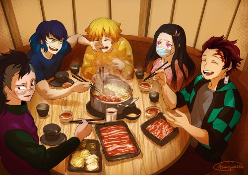 Social gathering over hotpot