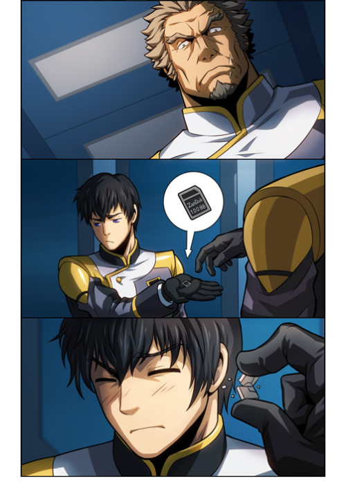 rule181:  Crank Zent (and Ein Dalton) from Mobile Suit Gundam: Iron-Blooded Orphans.Art by zeloleeSource