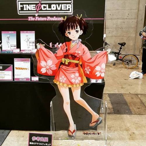 Lifesized Mumei acryl ~ #unfortunatelynotforsale #wf2017w #kabanerioftheironfortress #mumei #anime #