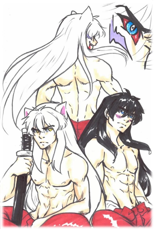 keichanz:  mmhinman:  All the sides of Inuyasha;) Which one do you like??  OH HELLO. 8) *leer*  *joi