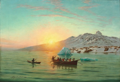 Andreas Riis Carstensen (Nov. 9, 1844 - 1906) was a Danish marine painter who had already been a sai