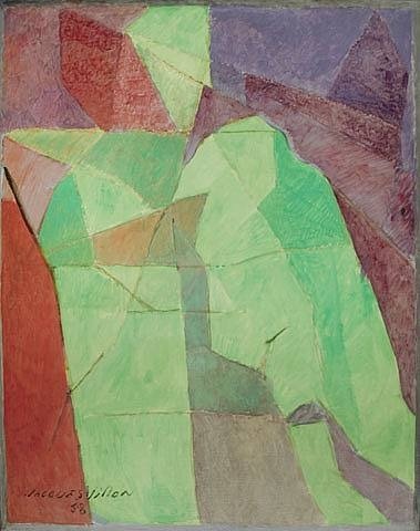 artist-villon: Man sitting, 1958, Jacques