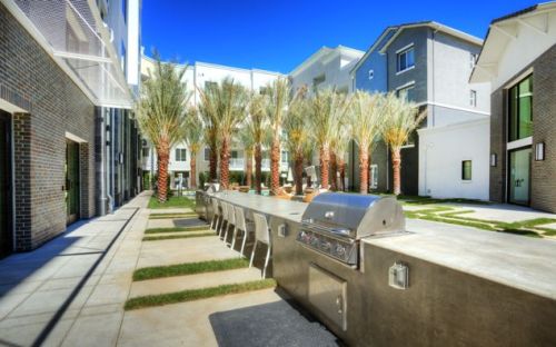 Alta Warner is home to (unofficially) the longest grilling station in Los Angeles.