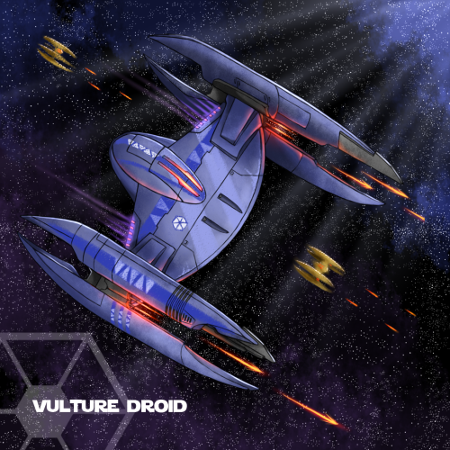 (Star Wars Story)The “Vulture Droid” was an unmanned starfighter with a robotic brain th