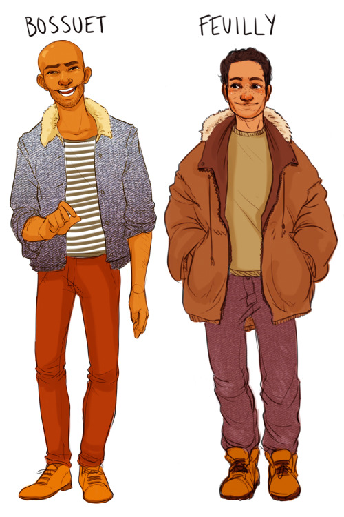 batcii: Finally done!!!! Final character designs for les amis, which I’ll be using for all the