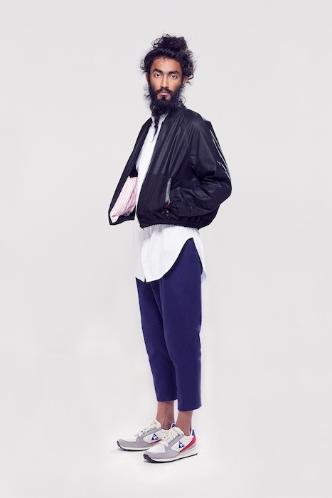 faderstyle:
“ FIRE: Vidur is one of the coolest new menswear labels around—look at that cropped bomber and sweatpants!
”