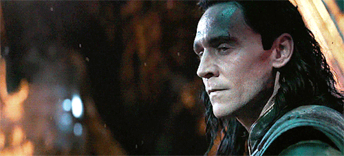 Tom Hiddleston as Loki in Avengers Infinity War.
