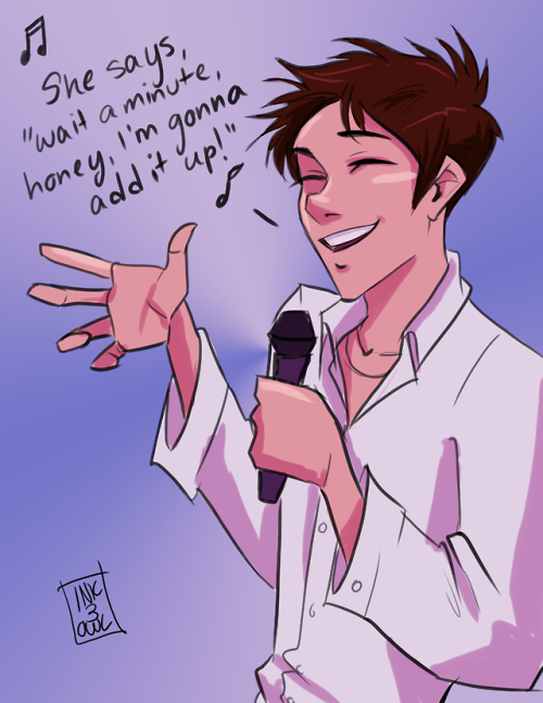 inkandowl: Good afternoon, I’m here to tell you about our lord and savior, sweaty gay karaoke jesus.