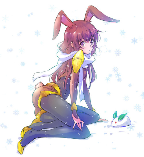 Many rabbits