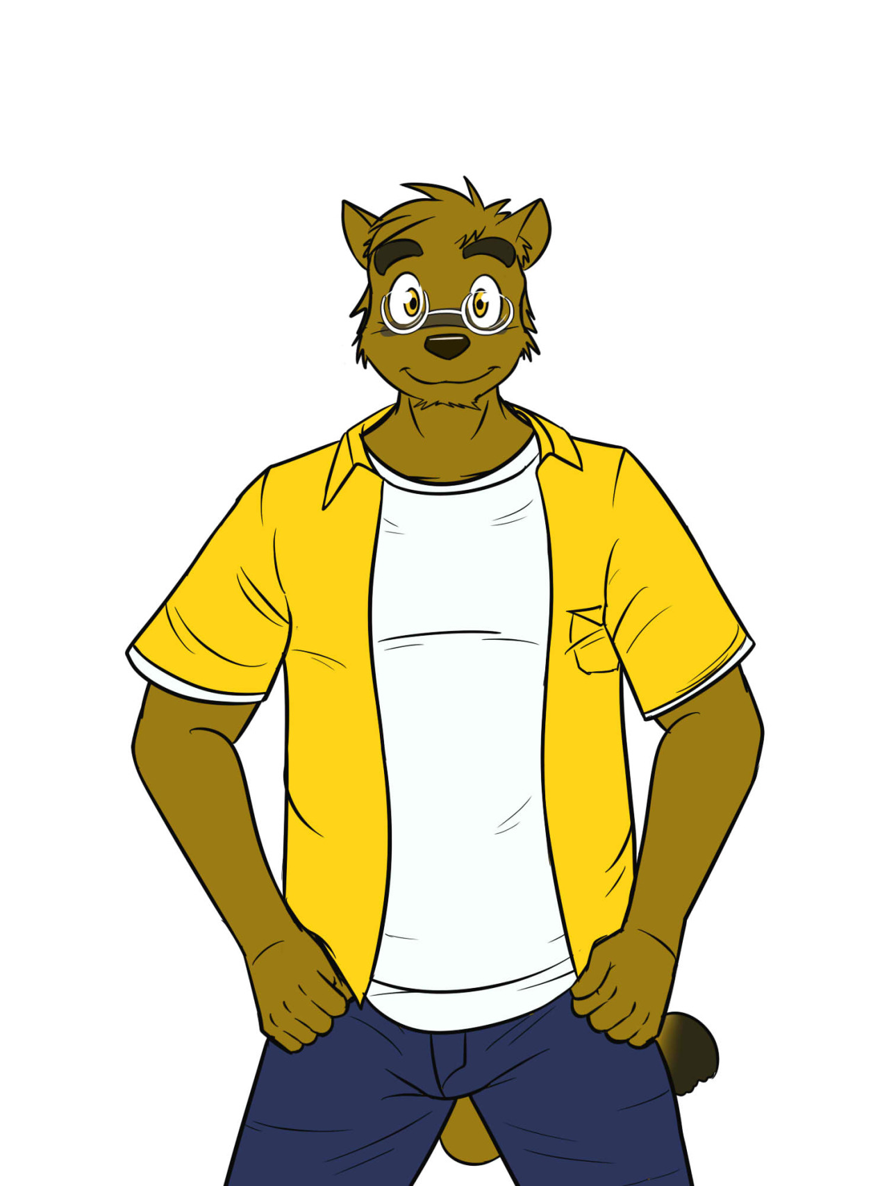 Kounosuke in my style.  Turns out he looks pretty good in my style, though that