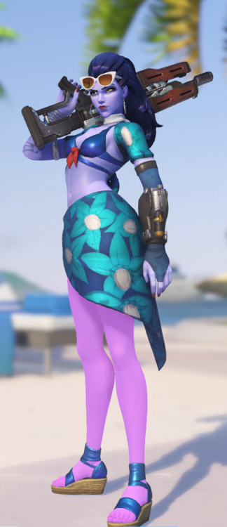 The summer games are here! Widowmaker has gotten a new sexy skin! So sexy that i added more to it! H