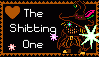 the shitting one stamp