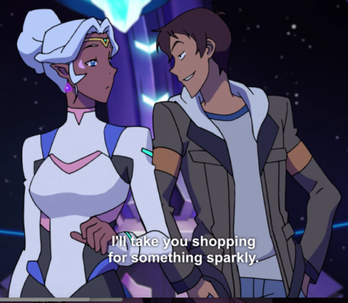 daddyroboarm:Lance was tryin to Sugar Daddy Allura with literally zero (0) moneys like what a fuckin