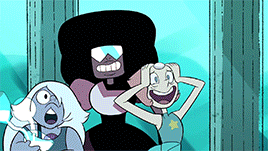 stevenuniverseparallels:  Garnet always catches Steven when he falls.