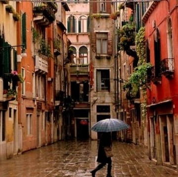 Rainy Day, Venice, Italy