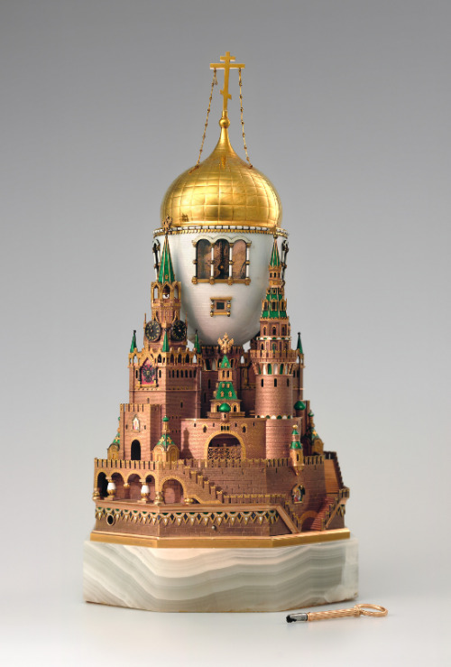 Peter Carl Faberge, Moscow Kremlin Egg or the Uspenski Cathedral Egg. A gift from Tsar Nicholas II. 