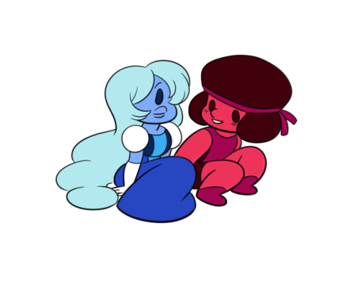 stutterhug:Doodled some Tiny Space Girlfriends~