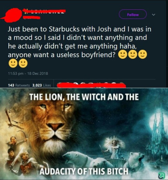 'Useless boyfriend'