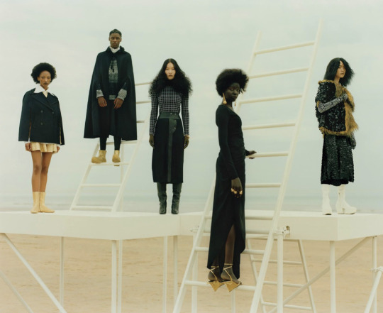 distantvoices:Taira, Akuol Deng Atem, Seohyun Kim, Kitan Sogo and Fabio Rosario by Markn for WSJ. Magazine Fall 2021