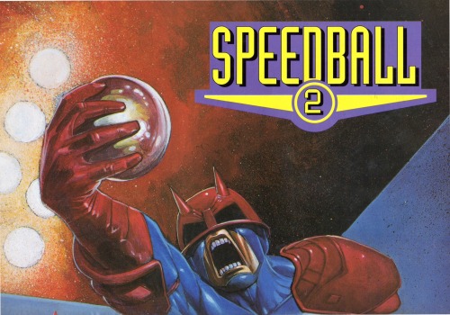 A sweet Speedball 2 poster! from Megazone #24, October 1992
“ Follow oldgamemags on Tumblr for more awesome scans from yesteryear!
”