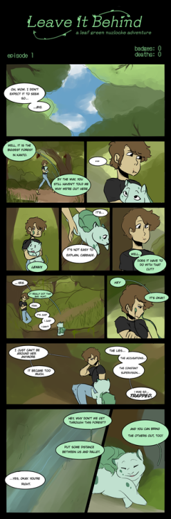 lovallaby: Leave It Behind, my leaf green nuzlocke comic, has been posted!  You can read it here : h