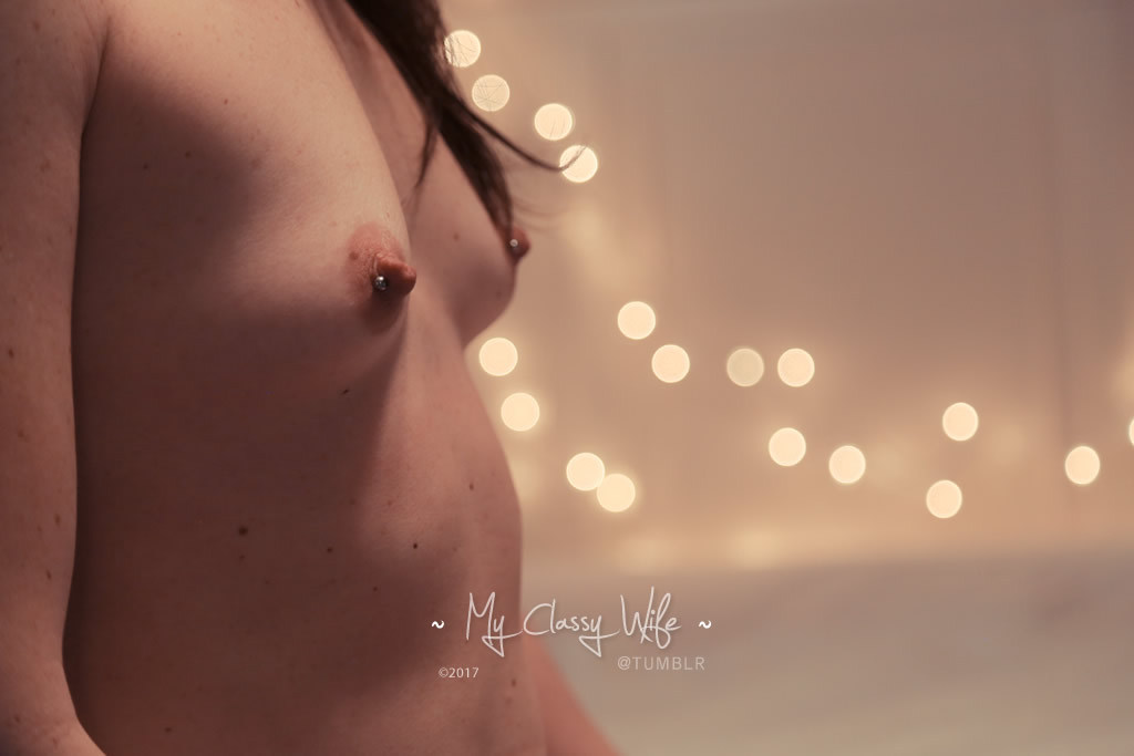 myclassywife:  Lovely nipples!