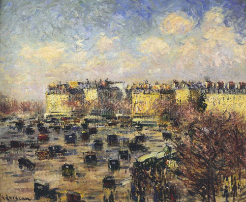 Paris Wagram Avenue, 1925, Gustave LoiseauMedium: oil,canvas