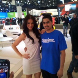 @meg_e_agrusa at the NY auto show!  She was