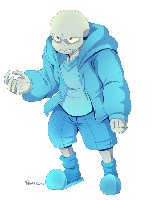 zwagyzonk:commission for @spectorhare (thank you!) their sans from judgetale au