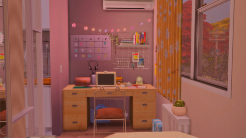 Tiny student apartment 1most cc used is from @sims-kkb @hydrangeachainsaw and @sims41ife