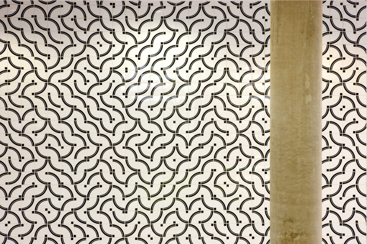 The tile art of Athos Bulcão in Brasilia