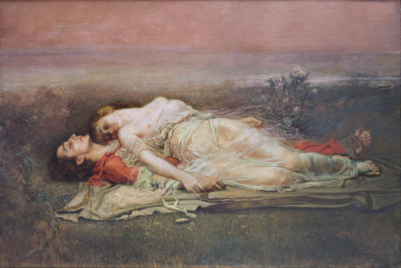 v-ersacrum:  Rogelio de Egusquiza, Tristan and Iseult (Death), 1910