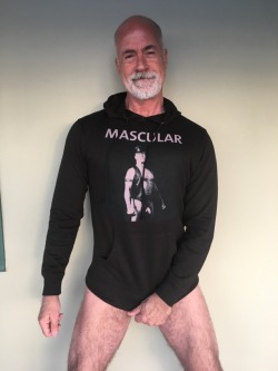 mrgnileather2016:  New hoodie! MASCULAR studio.