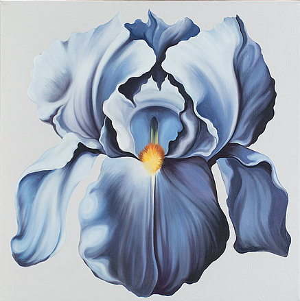 jaimebienlapeinture-blog:Lowell Nesbitt, Blue Iris serie, 1980