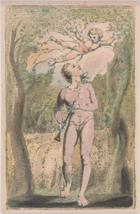 Songs of Innocence and of Experience, Plate 1, Innocence Frontispiece (Bentley 2) - 1789William Blak