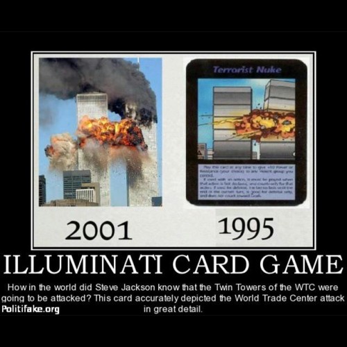 wakeup-and-learnsomething:  Illumimati Card Game #wakeupamerica #fuckthesystem #gmo #nwo #truthseeker #thinkforyourself #sheeple #novaccines #fuckthegovernment #wakeup #freeyourmind #fightback #freethinker #falseflag #insidejob #nofluoride #pinealgland