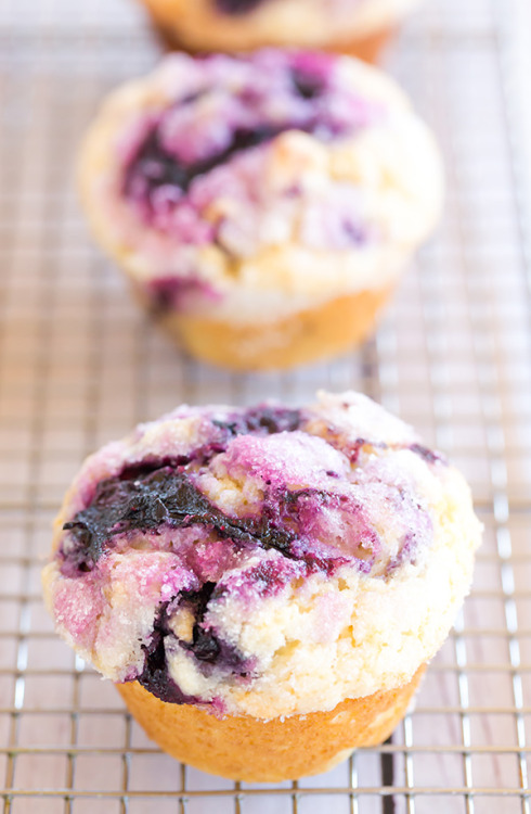 Porn foodffs:  BERRYLICIOUS BLUEBERRY MUFFINSReally photos