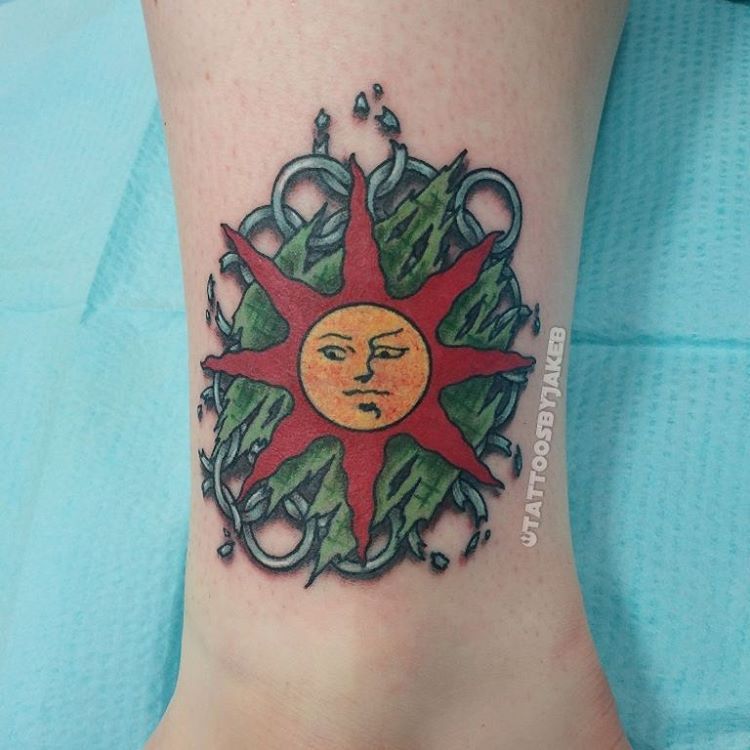 Praise the sun Solaire by Jesse  Dark Horse Tattoo Phoenix AZ  rtattoos