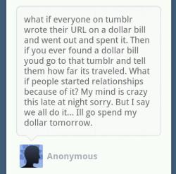 crowsonpowerlines:  alarminglysilent:  fxckalex:  eyes-so-inviting:  dianaraw:  iancredible:  I’m going to do this.  SOO DOING THIS  me too  Everyone do this.  Doing it   THIS DOESN’T FIT MY BLOG BUT OMG THIS IS AWESOME REBLOG EVERYONE