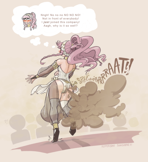 pepperspotsunshinefarts: Olivia from Fire Emblem: Awakening farting, sharting, pantypooping, and the