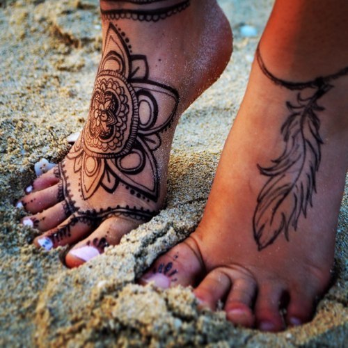 shyowl: antitooooooooo: •JLO• Tribal Tattoo | via Tumblr en We Heart It. hippie vibes ❁
