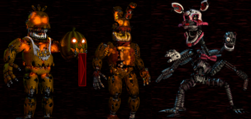 ALL NIGHTMARE CHALLENGE COMPLETED (FNAF 4 HALLOWEEN EDITION