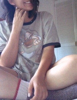 craving-your-sweet-touch:  Aesthetics: big shirts and shitty pics ✨