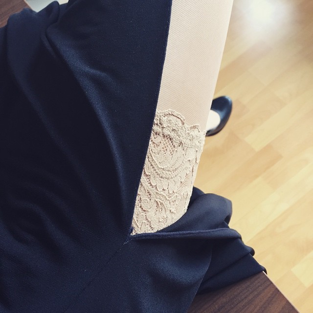 lustyffh:  I chose elegance with the @wolfordfashion Satin Touch Stayups and a classy