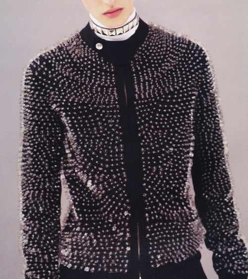 afvan:jacket by dior homme dazed and confused dec 2008, ph by karim sadli