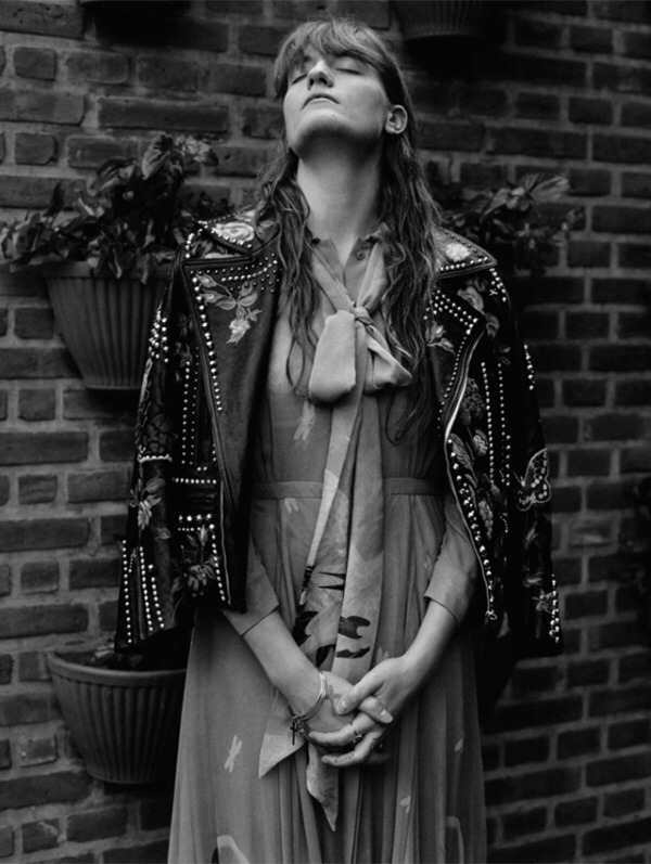 flowelchblog:  Florence Welch flaunts Gucci wardrobe 