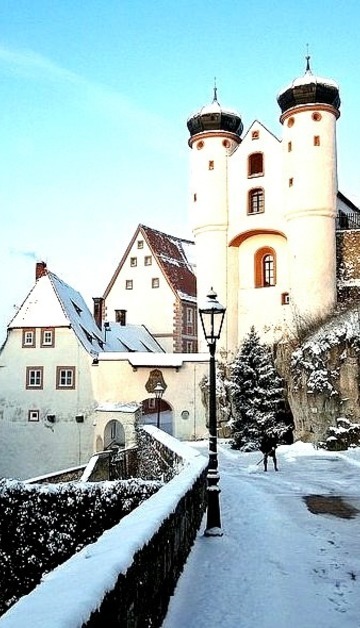 Winter Sunset, Parsberg Castle, Germany