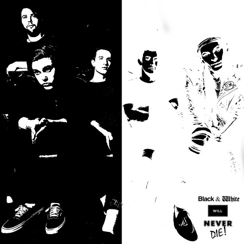our-nbhd:  #000000 & #FFFFFF Alt. Cover Art 