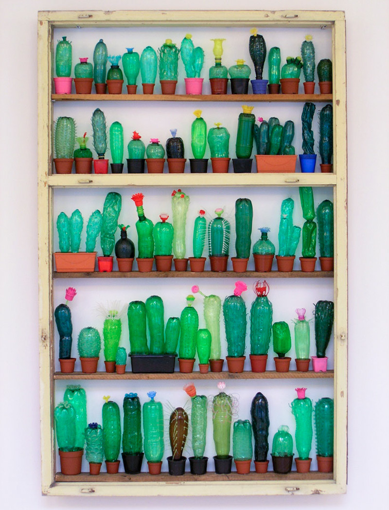 itscolossal:Recycled PET Plastic Bottle Plant Sculptures by Veronika Richterová